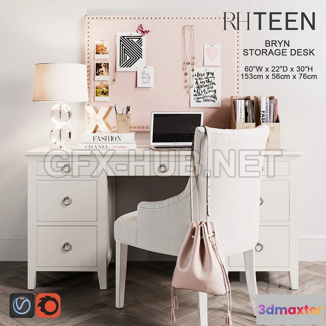 1075452 - Bryn Storage Desk - 209009