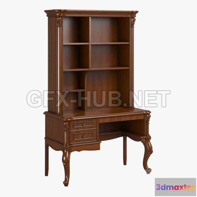 1075916 - Carpenter Children Small Desk With Bookcase - 209473