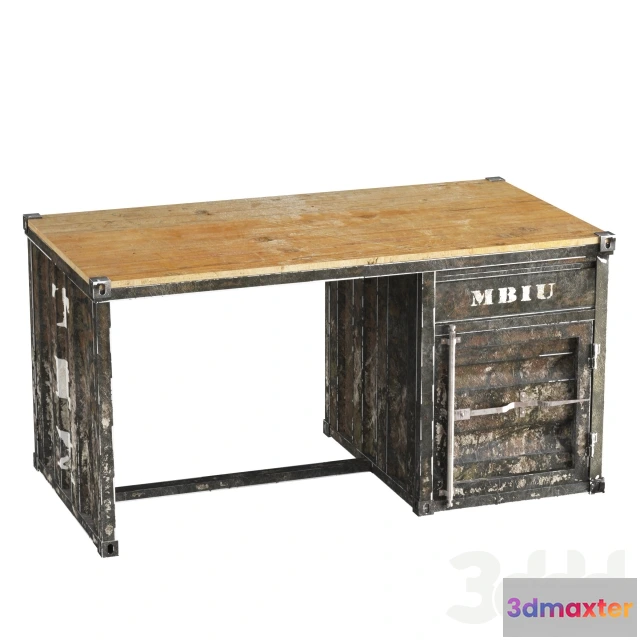 1086458 - Metal,Container Desk - 220015