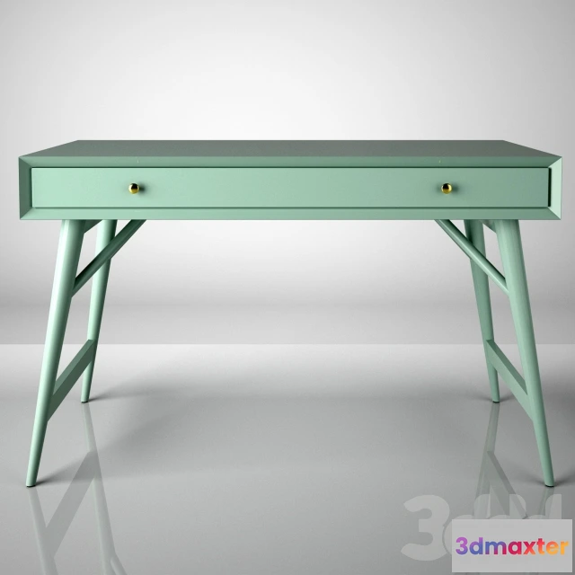 1086524 - Mid-Century Mini Desk - Oregano - 220081