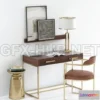 1089528 - Pottery Barn Fitz desk 3d Model - 223085