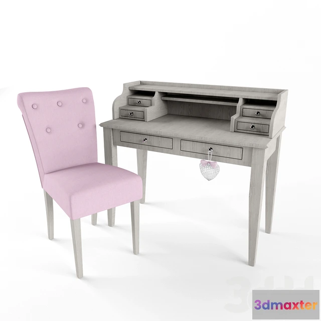 1092298 - Soft Chair Cambridge and Desk Sebastien - 225855