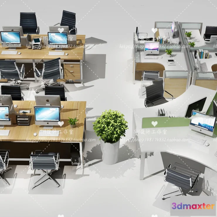 1128508 - Office Table - Desk - 3D Models - 1389
