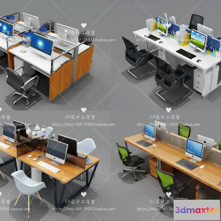 1128528 - Office Table - Desk - 3D Models - 1399