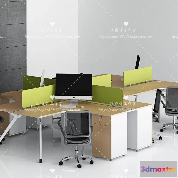 1128532 - Office Table - Desk - 3D Models - 1401