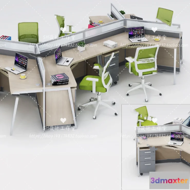 1128536 - Office Table - Desk - 3D Models - 1403