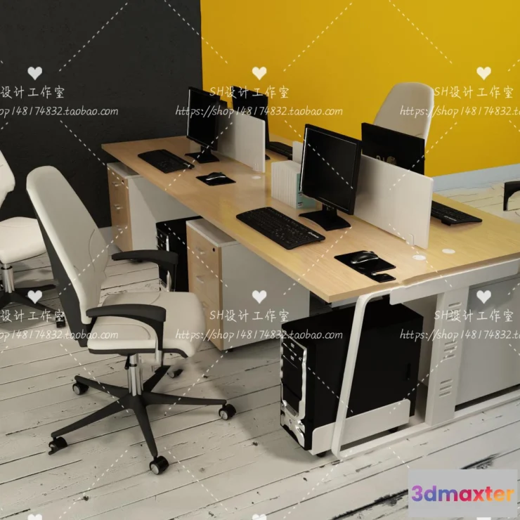 1128538 - Office Table - Desk - 3D Models - 1404