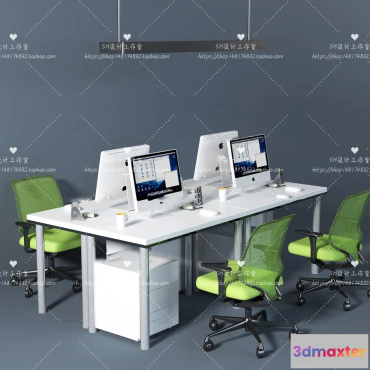 1128542 - Office Table - Desk - 3D Models - 1406