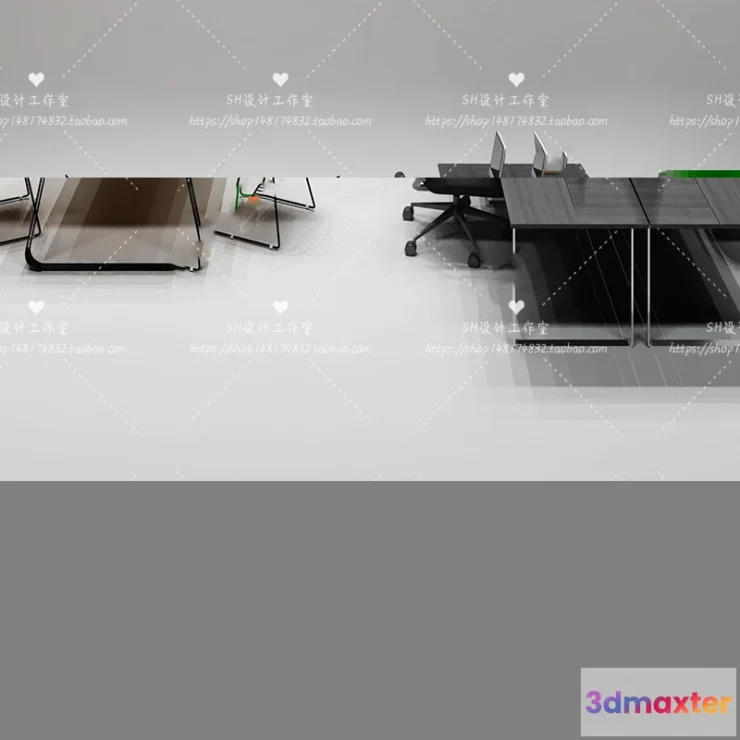 1128548 - Office Table - Desk - 3D Models - 1409