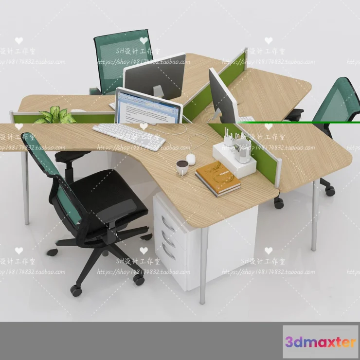 1128550 - Office Table - Desk - 3D Models - 1410