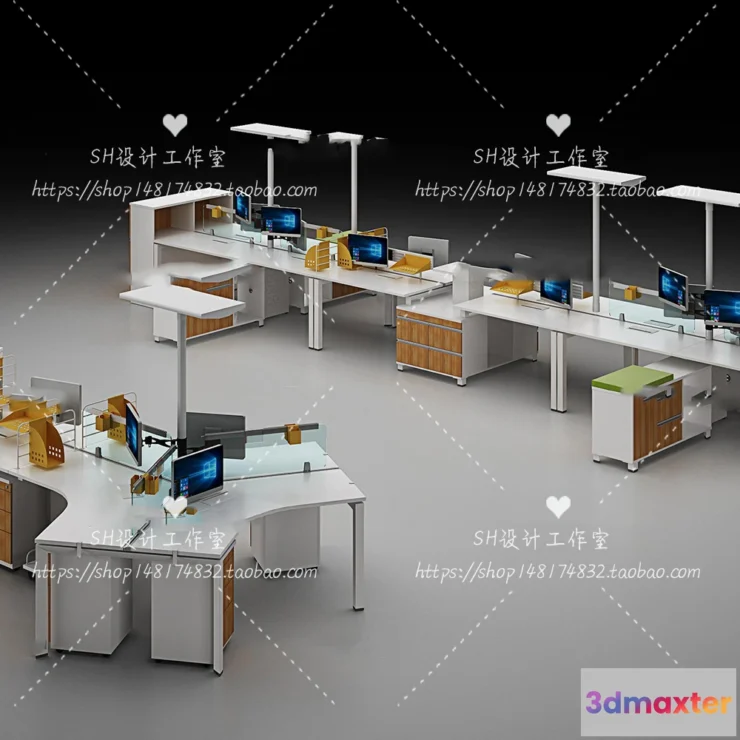 1128556 - Office Table - Desk - 3D Models - 1413