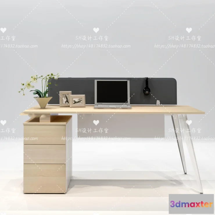 1128576 - Office Table - Desk - 3D Models - 1423