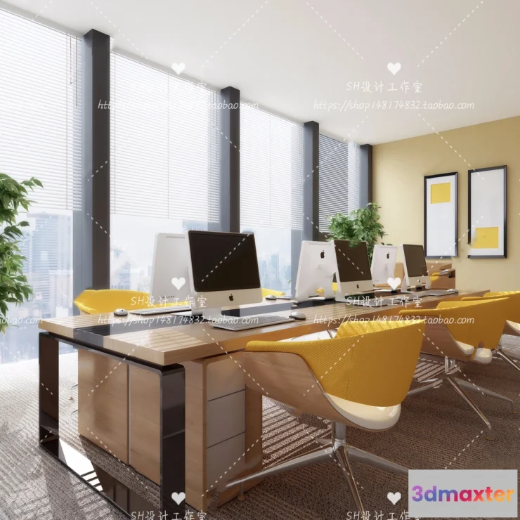 1128578 - Office Table - Desk - 3D Models - 1424