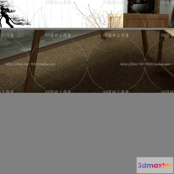 1130172 - Study Desk - 3D Models - 2221