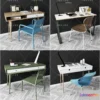 1130234 - Study Desk - 3D Models - 2252