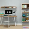 1130274 - Study Desk - 3D Models - 2272