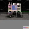 1130290 - Study Desk - 3D Models - 2280