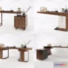 1130334 - Study Desk - 3D Models - 2302