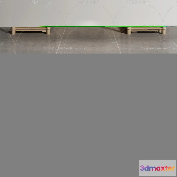 1130346 - Study Desk - 3D Models - 2308