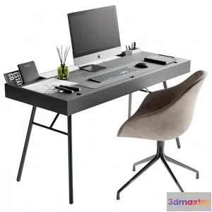 1262602 - Office Desk - Table - 3D - 002