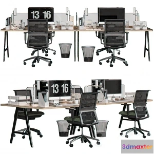 1262610 - Office Desk - Table - 3D - 006