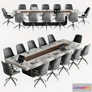 1262620 - Office Desk - Table - 3D - 011