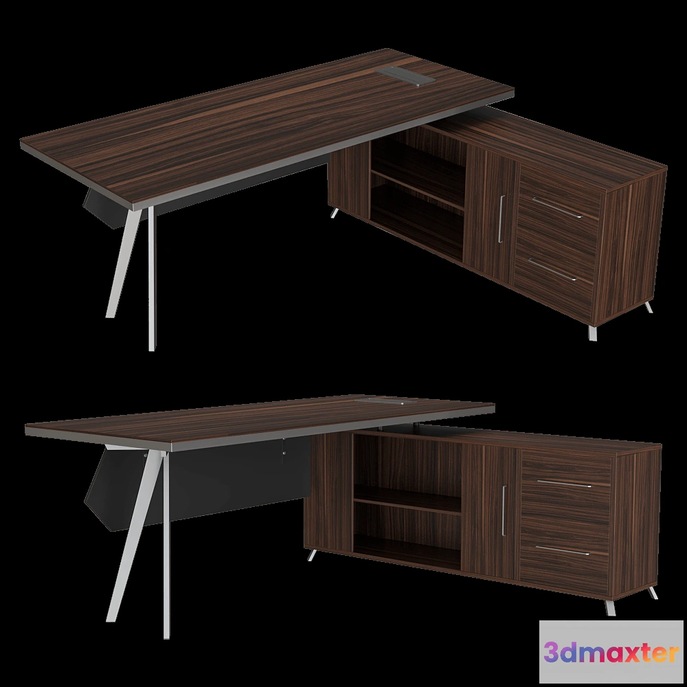 1622172 - Bemondi - Desk with assistant PLATINUM 20C 3D Max