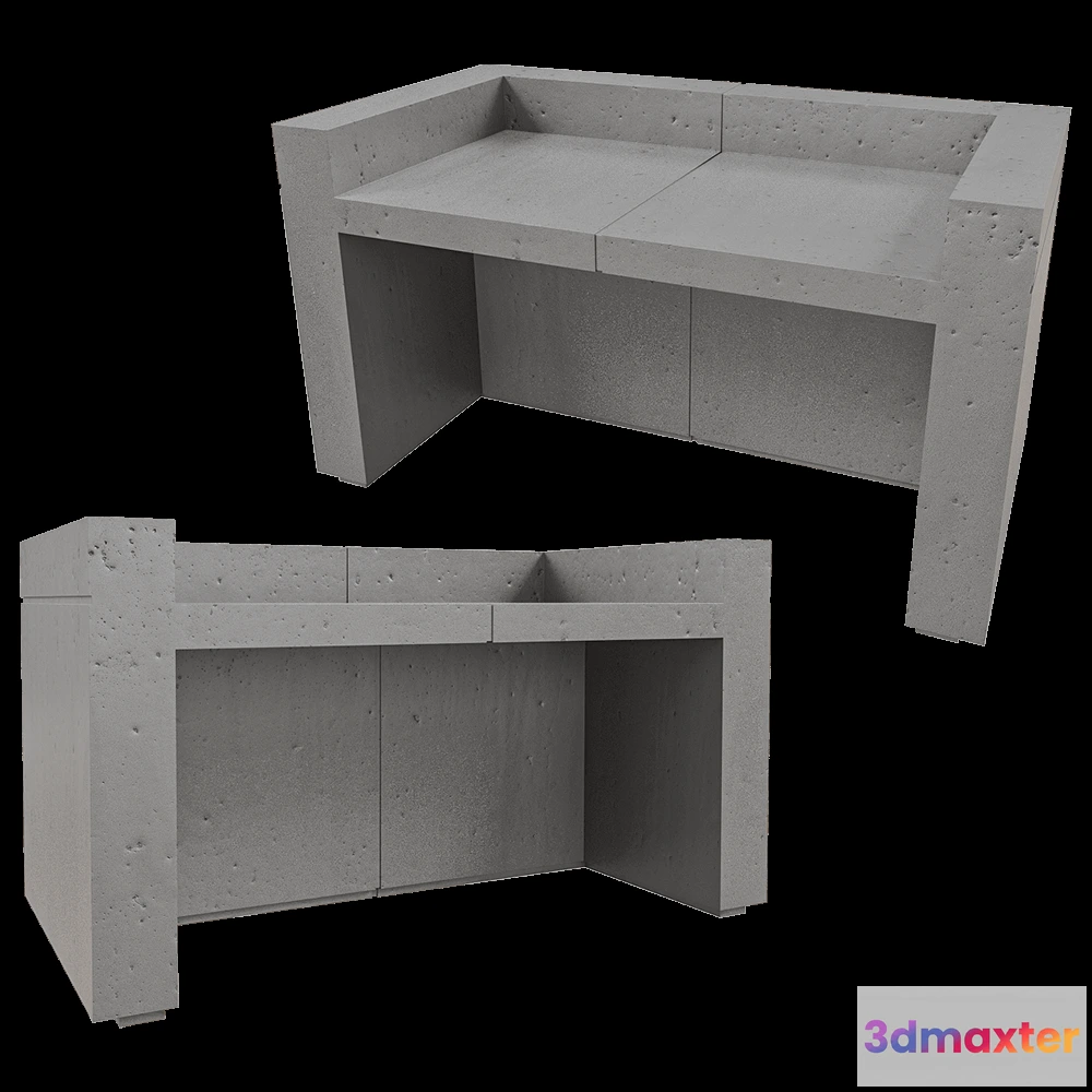 1622246 - Isomi - Desk Lintel 3D Max
