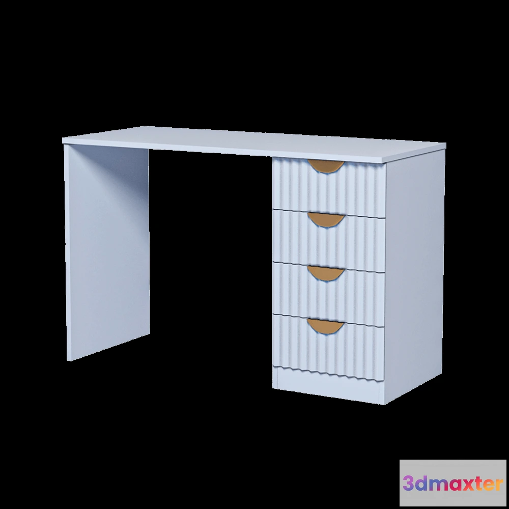 1622392 - Sufix - Desk (4 drawers) 4 3D Max
