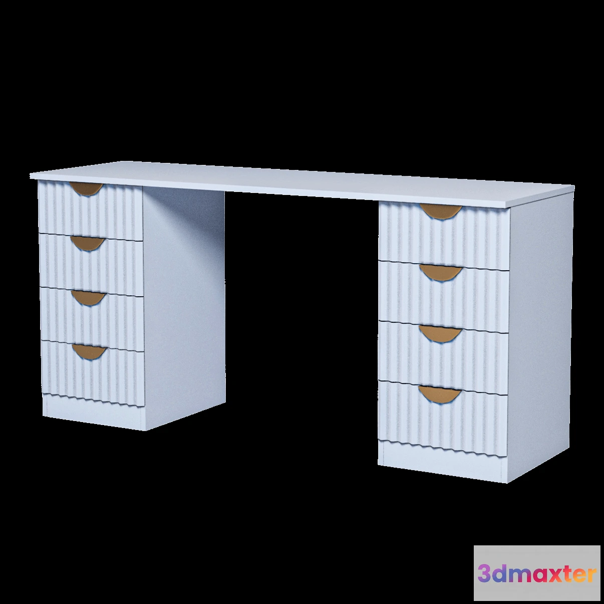 1622400 - Sufix - Desk (8 drawers)3 3D Max