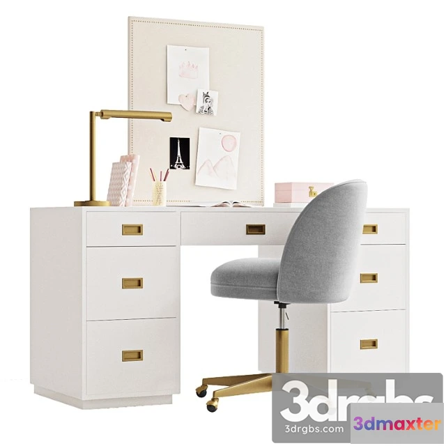 1030602 - Alessa upholstered desk chair - No.3