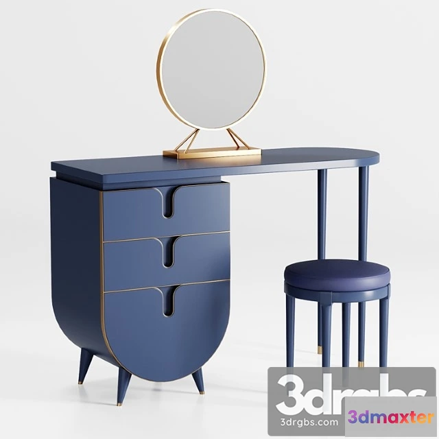1030694 - Homary - modern makeup vanity set with mirror 01