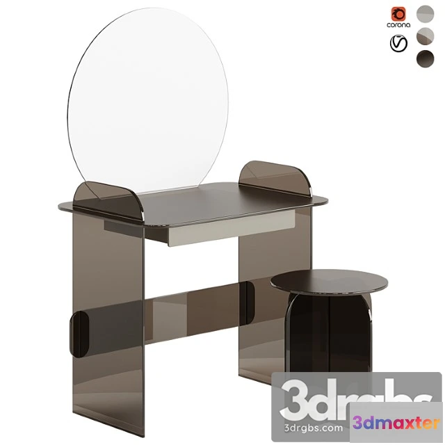 1030732 - Tonelli sgabello opalina dressing table