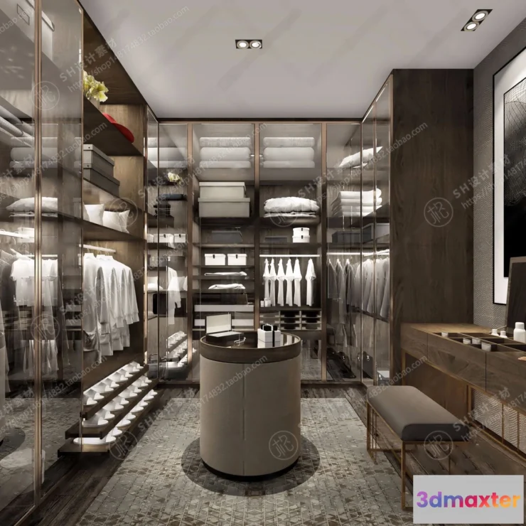 1116444 - DRESSING ROOM 3D SCENES - VRAY RENDER - 02