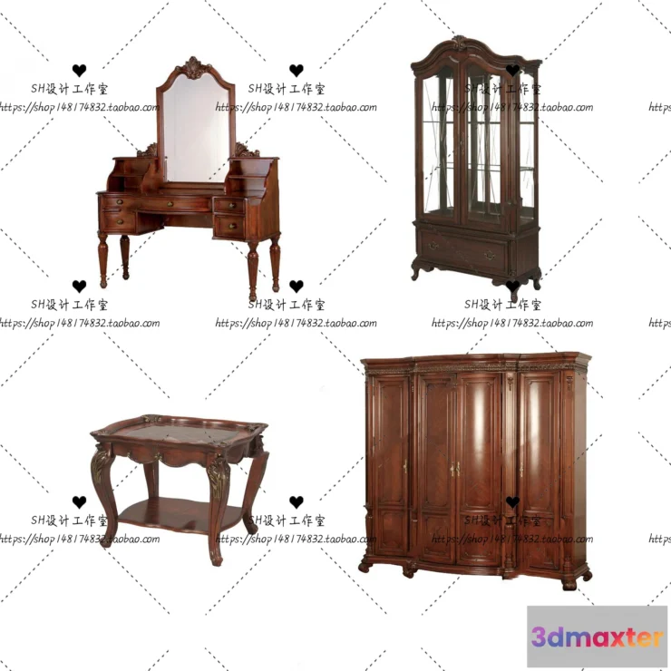 1128602 - Dressing Table - 3D Models - 1436