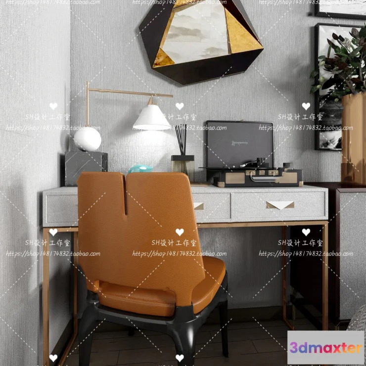 1128606 - Dressing Table - 3D Models - 1438