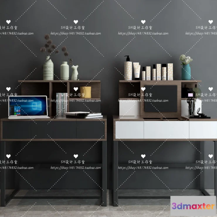 1128608 - Dressing Table - 3D Models - 1439