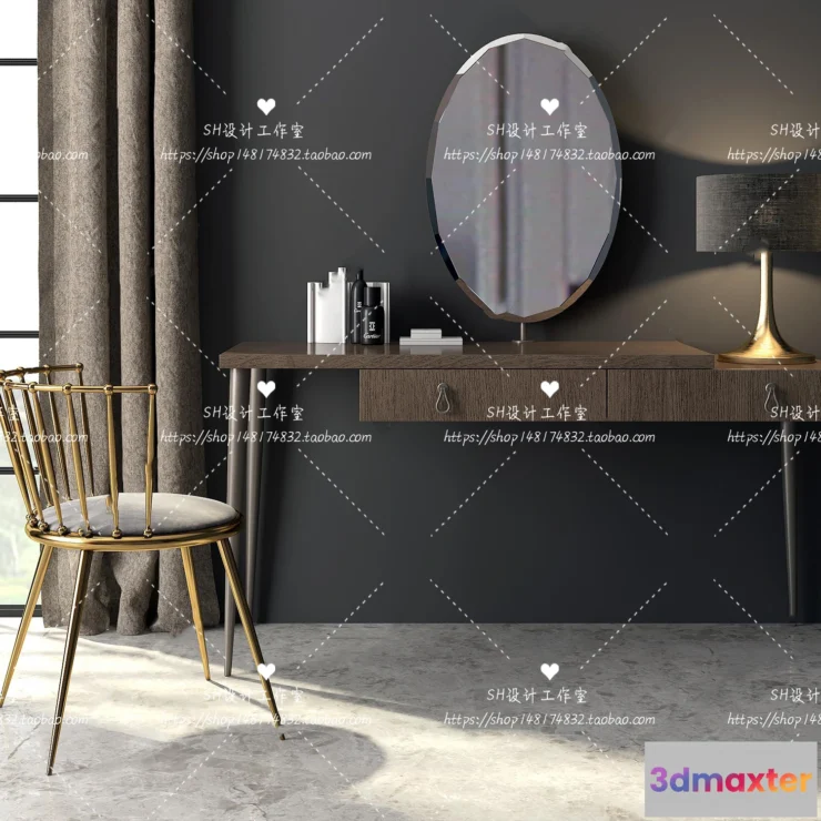 1128610 - Dressing Table - 3D Models - 1440