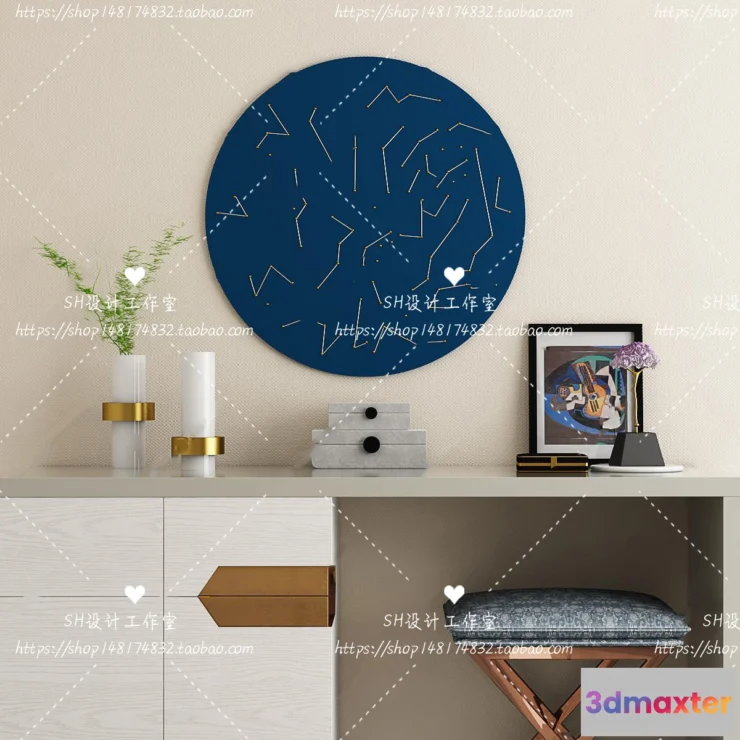 1128614 - Dressing Table - 3D Models - 1442