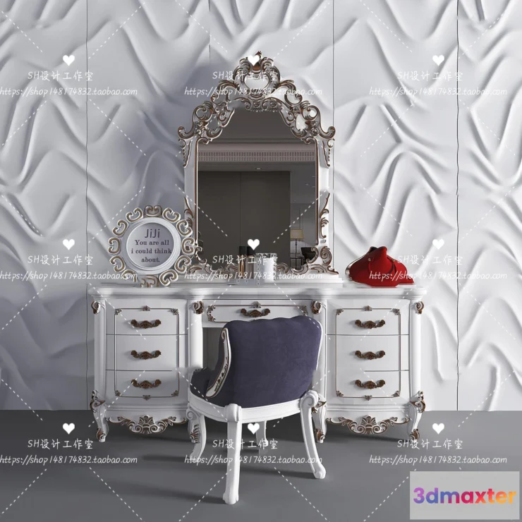 1128622 - Dressing Table - 3D Models - 1446