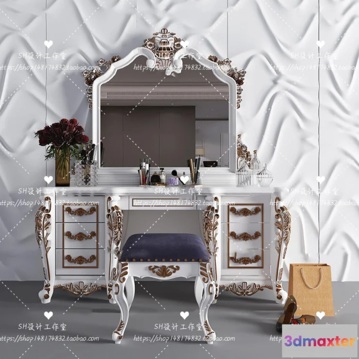1128624 - Dressing Table - 3D Models - 1447