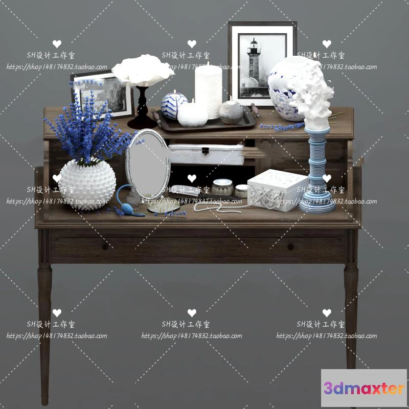1128650 - Dressing Table - 3D Models - 1460