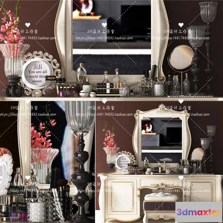 1128660 - Dressing Table - 3D Models - 1465