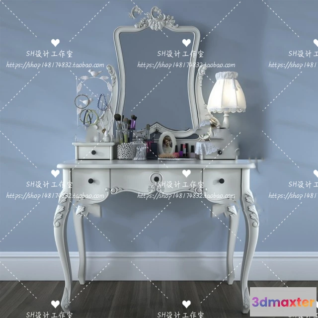 1128672 - Dressing Table - 3D Models - 1471