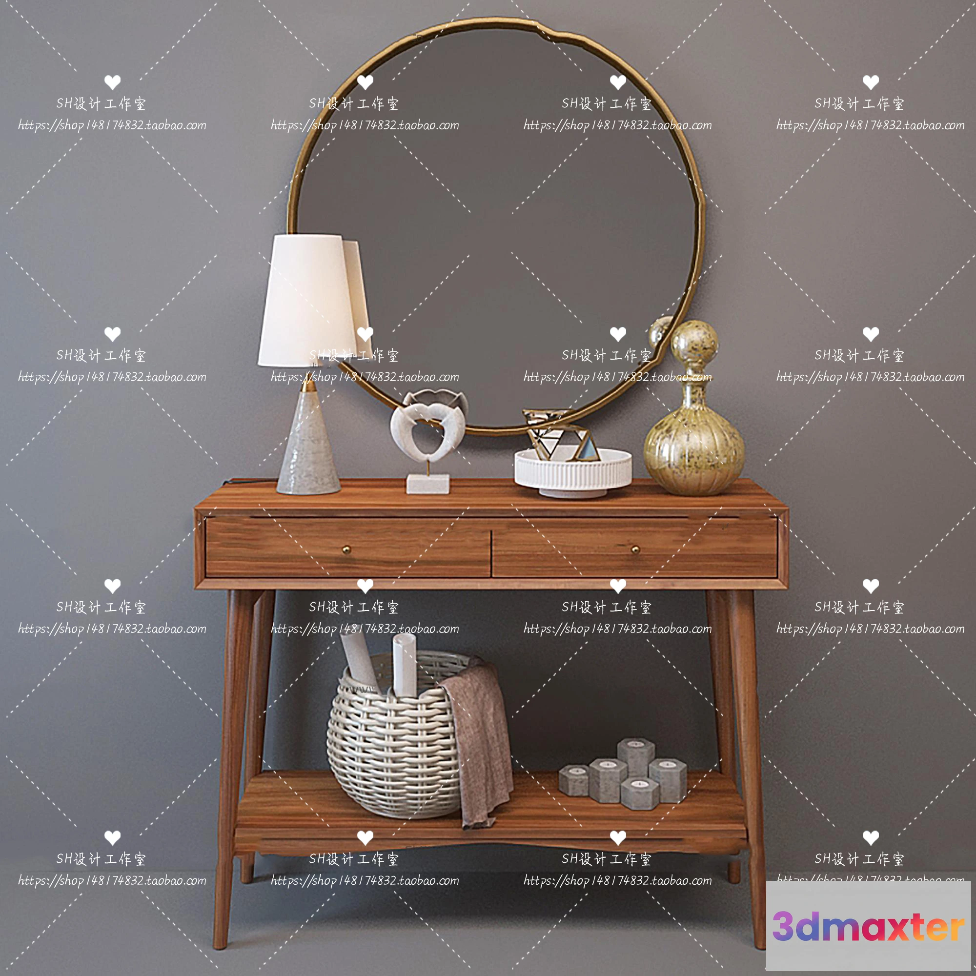 1128682 - Dressing Table - 3D Models - 1476