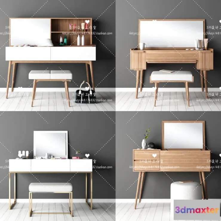 1128686 - Dressing Table - 3D Models - 1478