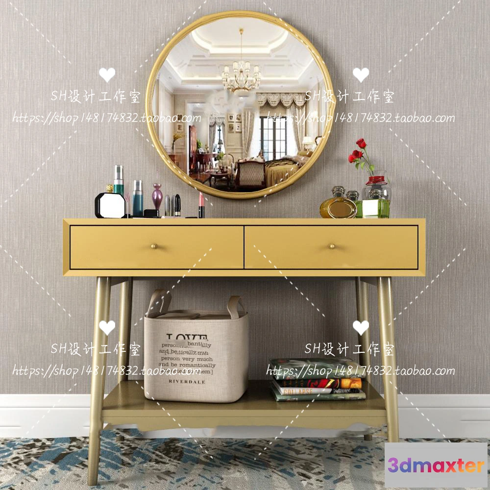1128688 - Dressing Table - 3D Models - 1479