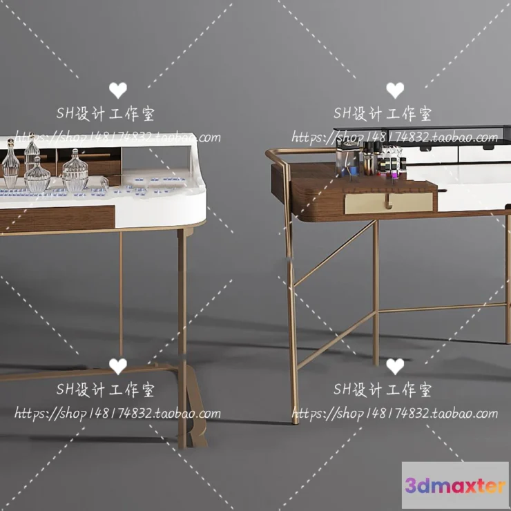 1128710 - Dressing Table - 3D Models - 1490