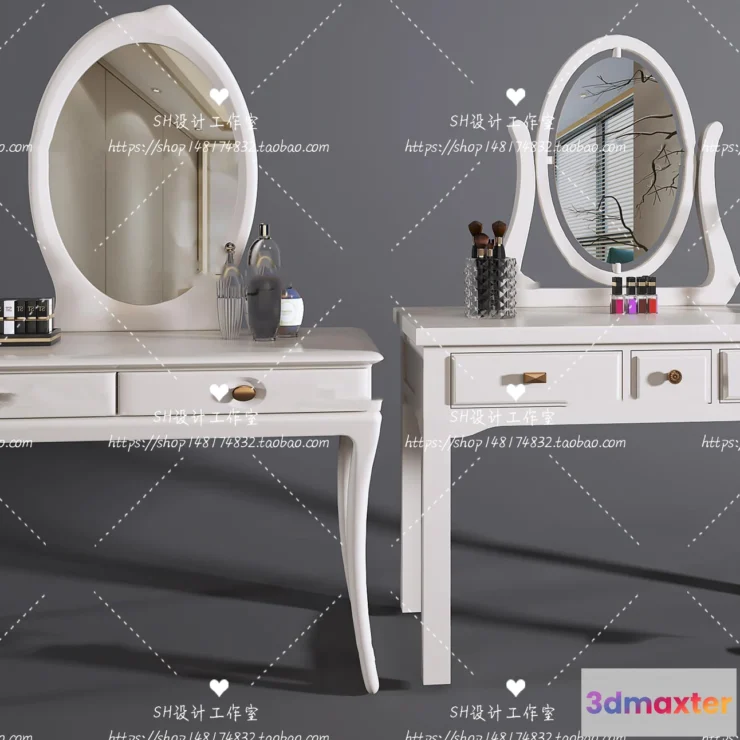 1128720 - Dressing Table - 3D Models - 1495