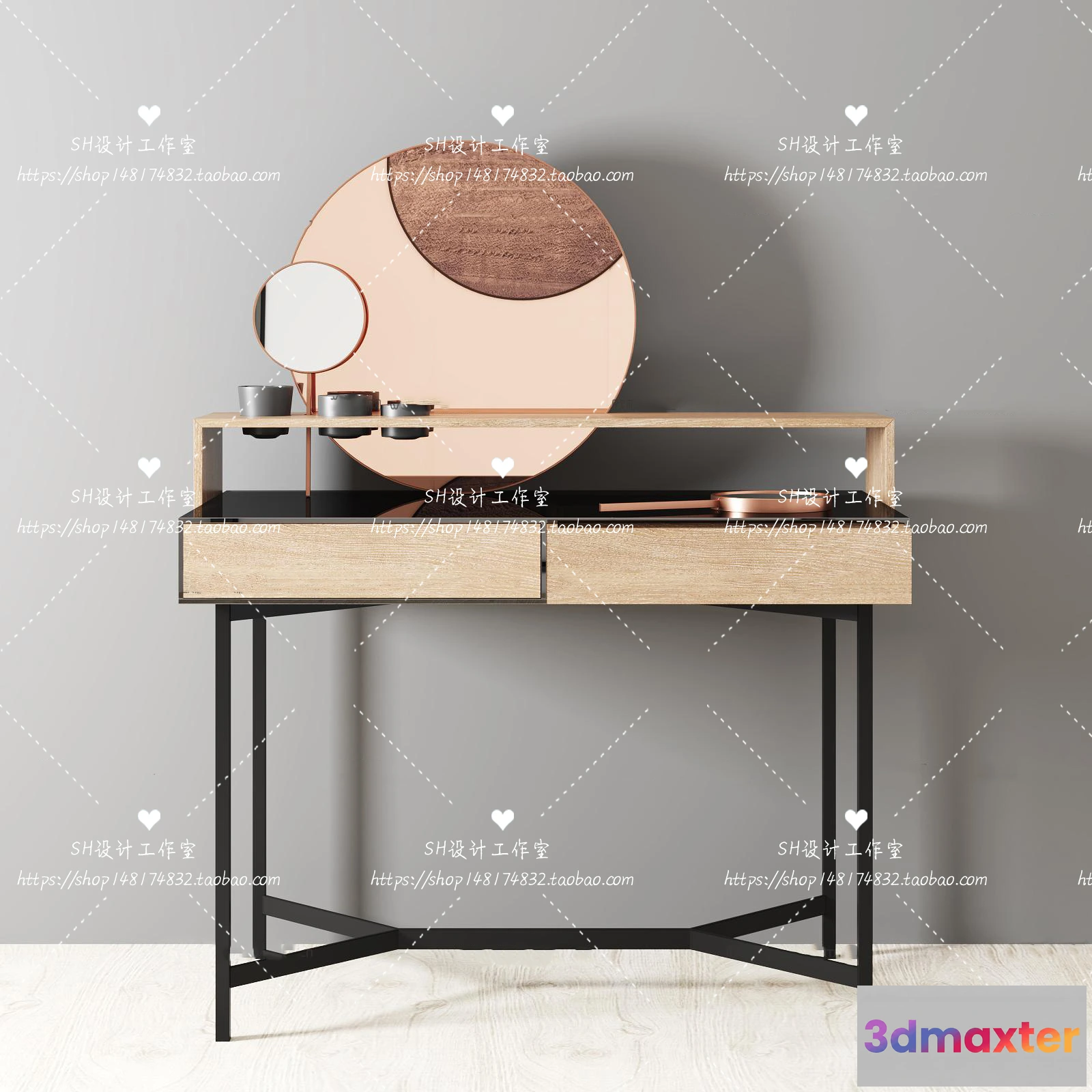 1128732 - Dressing Table - 3D Models - 1501